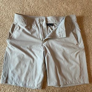Men's Flat Front Shorts - Gray